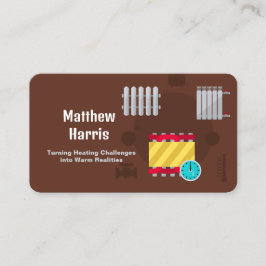 Anpassningsbar QR Uppvärmning Ingenjör Visitkort