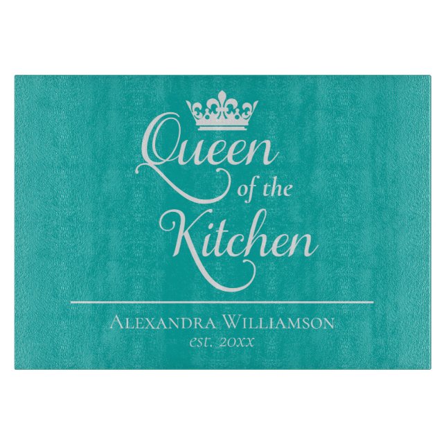 Anpassningsbar Queen of the Kitchen (Framsidan)