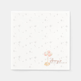 Anpassningsbar Rabbitt i en rosa babydusch. Pappersservett