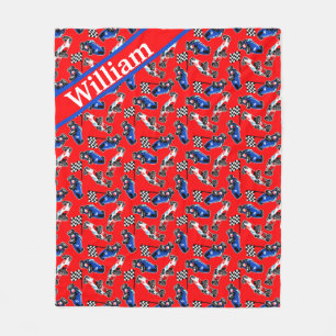 Anpassningsbar Racecar Fleecefilt