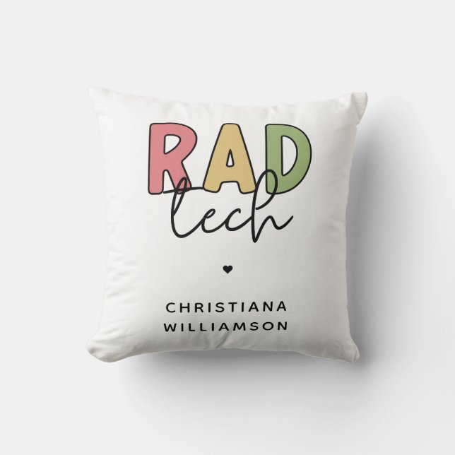 Anpassningsbar Rad Tech Radiologic Technology Radi Kudde (Framsida)
