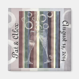 Anpassningsbar Rainbow Cheer 3-årsdag Magnet