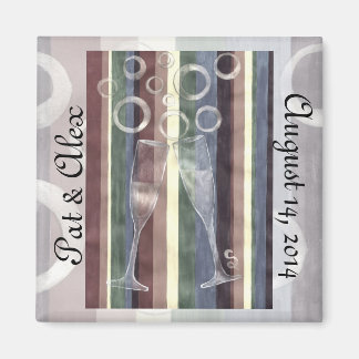 Anpassningsbar Rainbow Cheer 3-årsdag Magnet