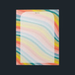 ANPASSNINGSBAR Rainbow Colorful TO-DO Shopping Lis Anteckningsblock<br><div class="desc">Gör dina inköpslistor i stil med anpassadet livsmedel shopping,  måltidsplanering eller anteckningsblock att göra lista. Anpassa eller lägg till text i kostym efter behov. Lägg till linjer om du vill. Kolla min butik för större storlek och stilar!</div>