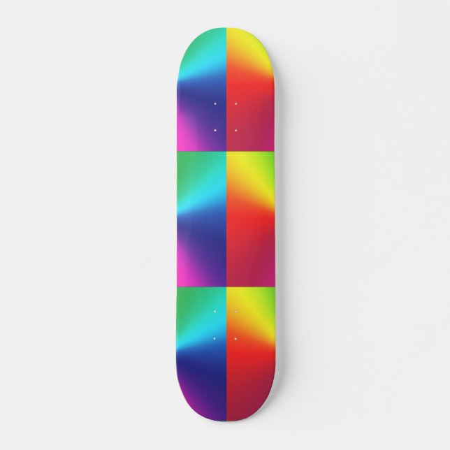 Anpassningsbar Rainbow Skateboard - Ride in Stil (Framsida)