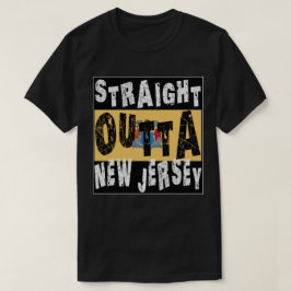 ANPASSNINGSBAR Rak Outta New jersey Memee T Shirt