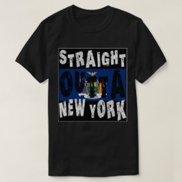 ANPASSNINGSBAR Rak Outta New York-nota Te T Shirt