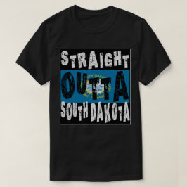 ANPASSNINGSBAR Rak Outta South Dakota-medlem Tee