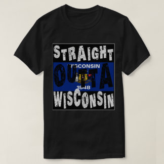 ANPASSNINGSBAR Rak Outta Wisconn-medlem T Shirt