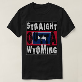 ANPASSNINGSBAR Rak Outta Wyoming Memee T Shirt