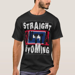 ANPASSNINGSBAR Rak Outta Wyoming Memee T Shirt