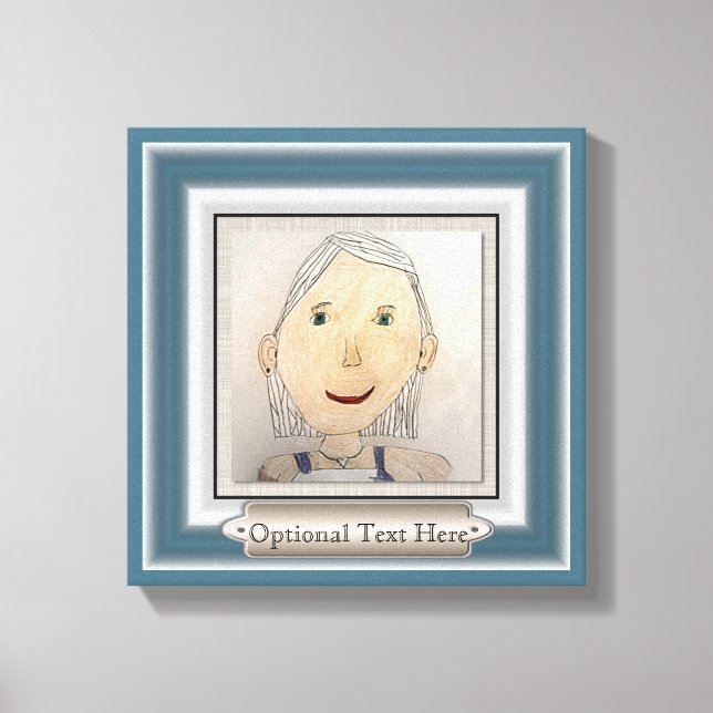 Anpassningsbar Ram för att lägga till bilder eller (Framsida)