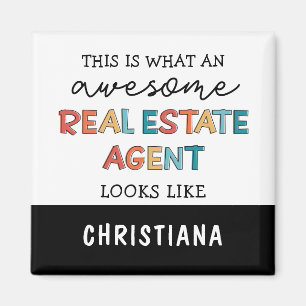 Anpassningsbar Real Gods Agent Funny Fantastisk Re Magnet