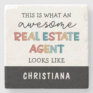 Anpassningsbar Real Gods Agent Funny Fantastisk Re Stenunderlägg