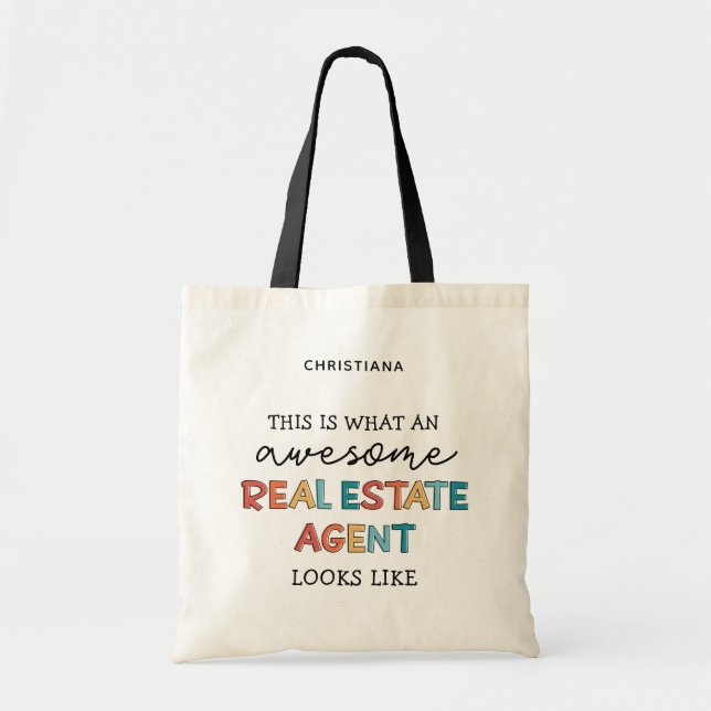 Anpassningsbar Real Gods Agent Funny Fantastisk Re Tygkasse (Framsidan)