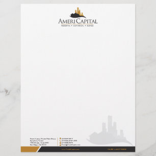 ANPASSNINGSBAR Real Gods Letterhead V2 Reviderad Brevhuvud