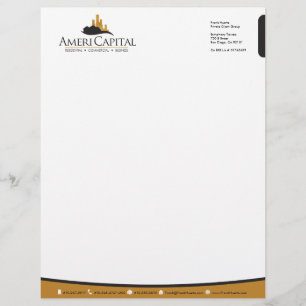 ANPASSNINGSBAR Real Gods Letterhead V3 Brevhuvud