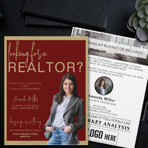 Anpassningsbar Realtor Professionell Real Gods Mar Reklamblad
