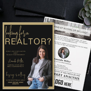 Anpassningsbar Realtor Professionell Real Gods Mar Reklamblad