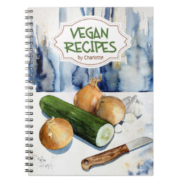 Anpassningsbar Recipe Bok, Vegan Recipes Anteckningsbok