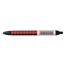 Anpassningsbar Red Black Buffalo Lumberjack Mönste