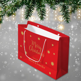 Anpassningsbar Red & Guld God jul