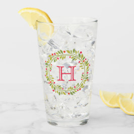 Anpassningsbar Red Holly Berries Grönt Löv Utandni Glaskopp