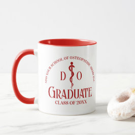 Anpassningsbar Red Osteopatic Medical School Stude Mugg