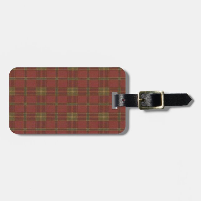 Anpassningsbar Red Play Luggage Tag Bagagebricka (Horisontell Framsida)