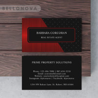Anpassningsbar Red Rand Black White Polka Dot Mono