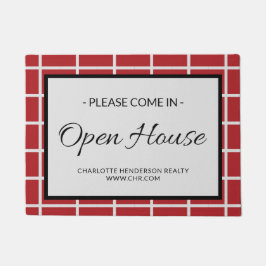 Anpassningsbar Red Real Gods Open House Doormat