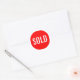 Anpassningsbar Red Sold Sticker Runt Klistermärke (Envelope)