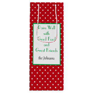 Anpassningsbar Red & White Doged Swiss Mönster