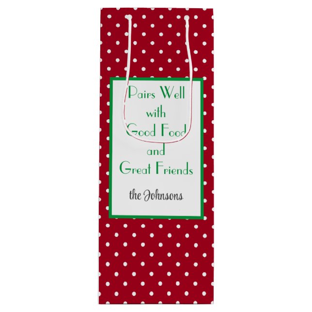 Anpassningsbar Red & White Doged Swiss Mönster (Framsidan)