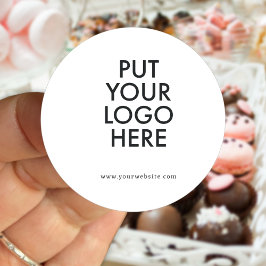 Anpassningsbar, redigerbar, profilering runt klistermärke