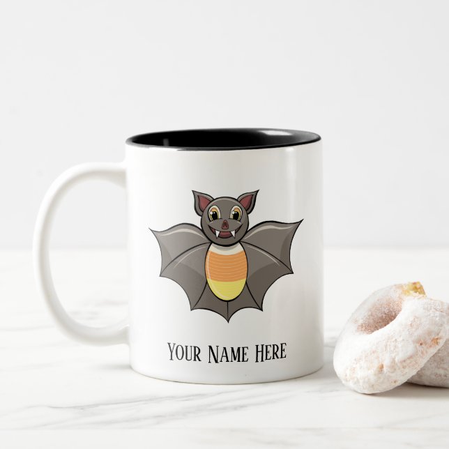 Anpassningsbar “Reese The Bat” Mugg (Med munk)