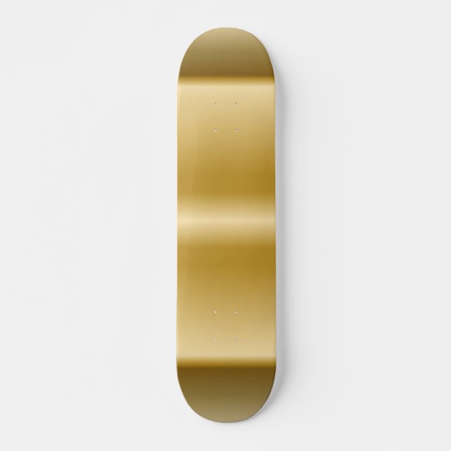 Anpassningsbar-reflexbord stil Guld Skateboard (Framsida)