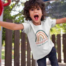 Anpassningsbar regnbåge hej klass pojkar namn