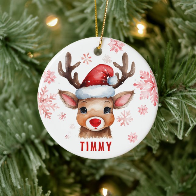 Anpassningsbar Reindeer jul Ornament (Träd)