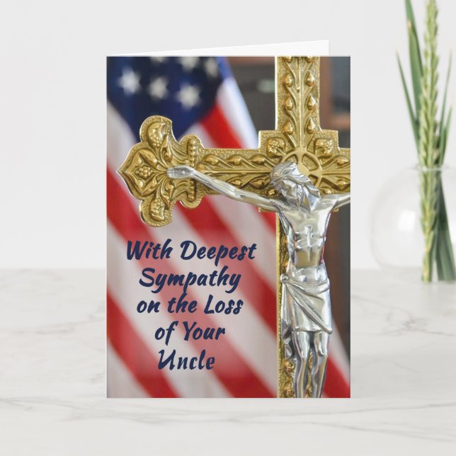 Anpassningsbar Relation, sympati Religiösa Militär Kort (Framsida)
