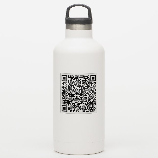 Anpassningsbar - rensa Qr-kodspärrar Klistermärken (Vattenflaska)