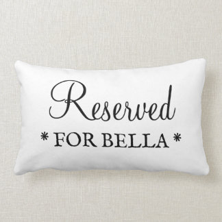 Anpassningsbar Reserverad för katten lägg till dit Lumbarkudde