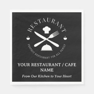 Anpassningsbar Restaurant eller Cafe eller Middag  Pappersservett