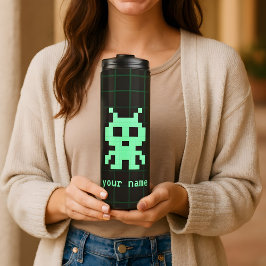Anpassningsbar Retro Alien Vatten BottleWater Flas