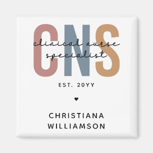 Anpassningsbar Retro CNS Klinisk sjuksköterska Spe Magnet