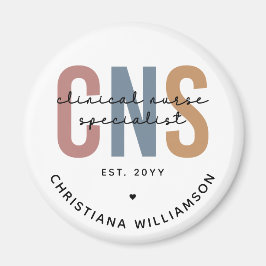Anpassningsbar Retro CNS Klinisk sjuksköterska Spe Magnet