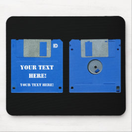 Anpassningsbar Retro-datordiskett 3,5 Mousepad Musmatta