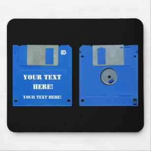Anpassningsbar Retro-datordiskett 3,5 Mousepad Musmatta