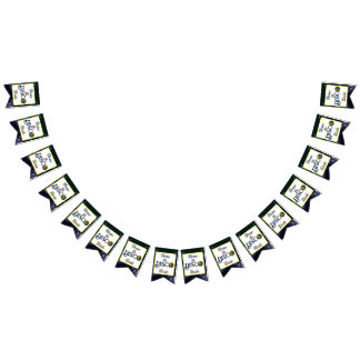 Anpassningsbar Retro Disco Bachelorette Party Disc Vimplar