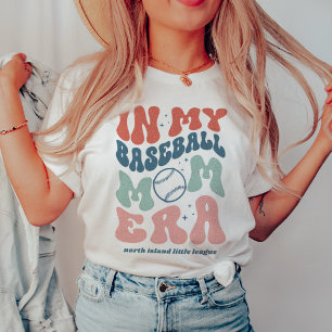Anpassningsbar Retro "in my Baseball Mamma Era" T Shirt